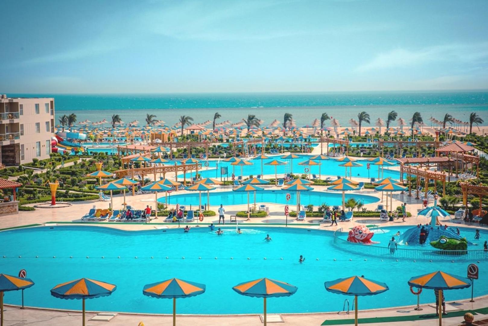 Hawaii Paradise Aqua Park Resort - Families And Couples Only Hurghada Exteriör bild